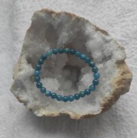 Bracelet Apatite perles 6mm