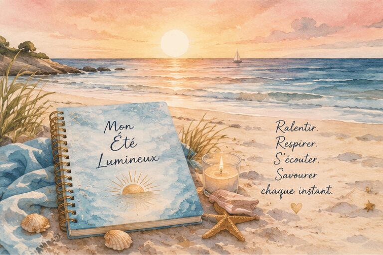 Cahier de vacances bien-être pour femme